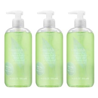 【Elizabeth Arden 雅頓】綠茶沐浴膠 500ml 三入組(平行輸入)