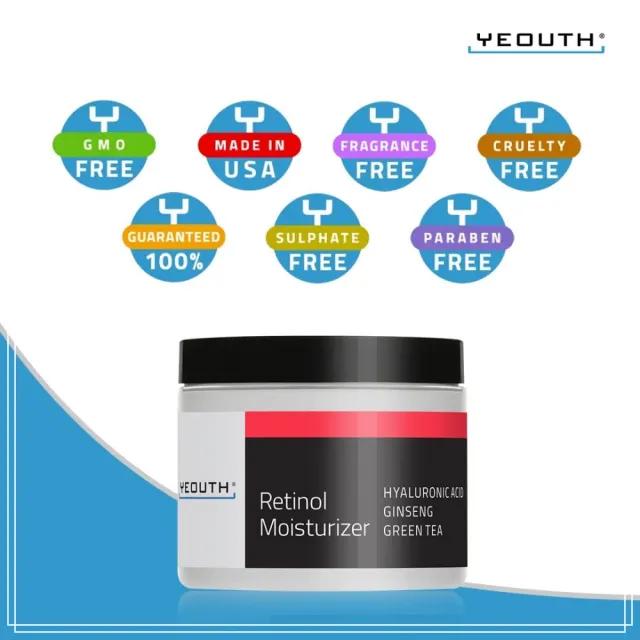 【YEOUTH 悠絲】A醇全效煥活抗痕晚霜(含玻尿酸、人參、綠茶、2.5%A醇) 買一送一