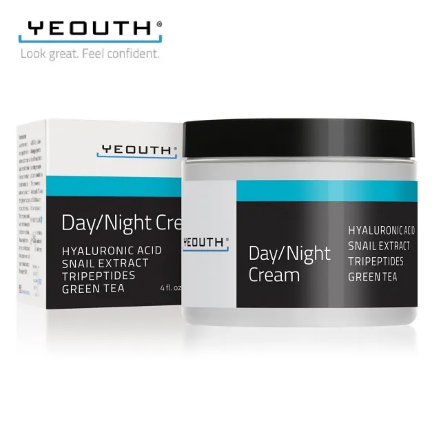 【YEOUTH 悠絲】蝸牛多肽超級面霜/日夜霜(含玻尿酸+蝸牛萃取物+ 三肽+ 綠茶)