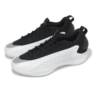 【adidas 愛迪達】籃球鞋 A.E. 1 Low 男鞋 白 黑 Stormtrooper 愛德華茲 低筒 愛迪達(JQ6140)
