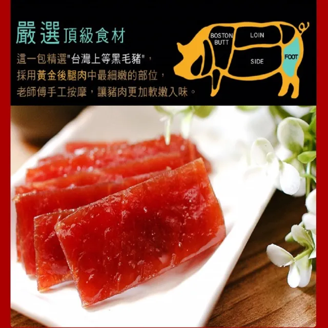 【這一包】頂級豬肉乾x5包(60公克±5%/包;上班這黨事強力推薦)