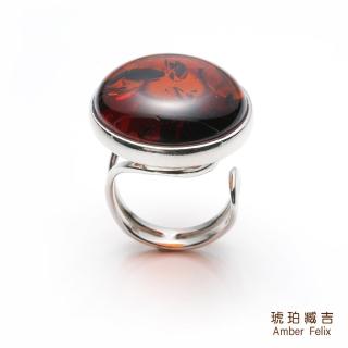 【Amber Felix】琥珀臧吉金珀圓戒(琥珀協會認證)