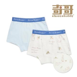 【奇哥】比得兔 幼童裝 蘿蔔派對男童平口褲/內褲2入組-銀離子抗菌內襠(5-10歲)