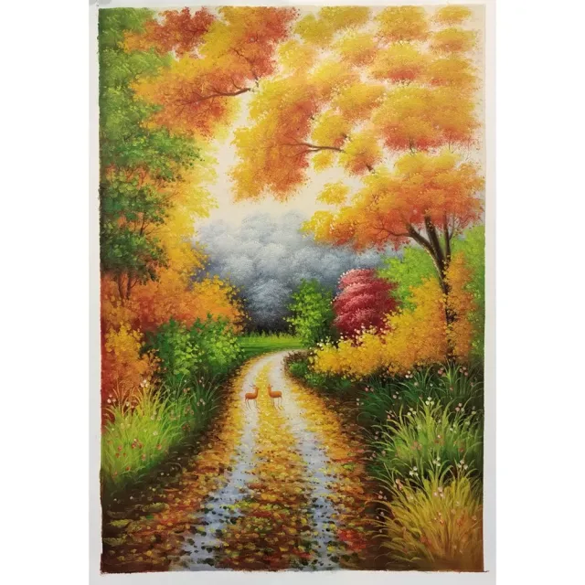 【ArtLife 藝術生活】B037高級手繪油畫_風景_60x90cm(五行風水畫、打造居家好運宅、手繪系列、擺飾畫)