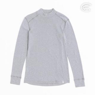 【ADISI】女高領智慧抑菌抗靜電保暖衣AU2321036 S-XL 雙色麻灰(磨毛 吸濕快乾 銀離子 消臭)