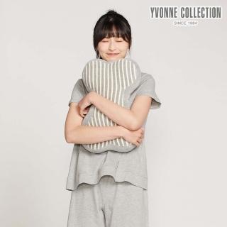【YVONNE 以旺傢飾】條紋小骨頭抱枕-迷霧灰