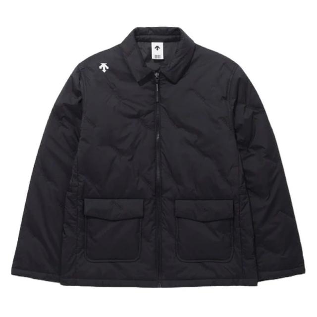 【DESCENTE】WOMENS LIGHT WEIGHT QUILTED PADDING JACKET 女士 運動外套(黑色/白色)