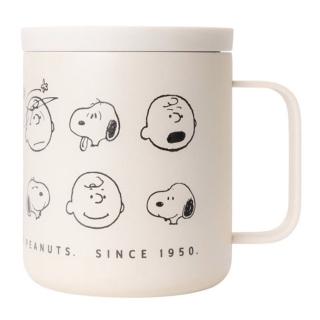 【Kamio】SNOOPY 史努比 不鏽鋼附蓋馬克杯 400ml 豐富表情