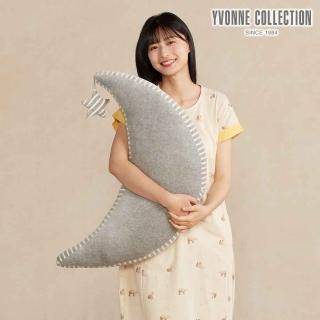【YVONNE 以旺傢飾】月亮抱枕-迷霧灰
