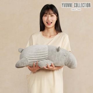 【YVONNE 以旺傢飾】馬來貘趴姿抱枕-迷霧灰