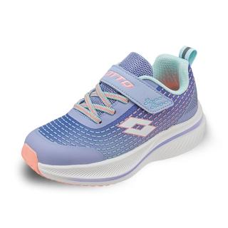 【LOTTO】運動鞋 慢跑鞋 童鞋 RAVE LIGHT彈力避震跑鞋 紫(LT4AKR8217)