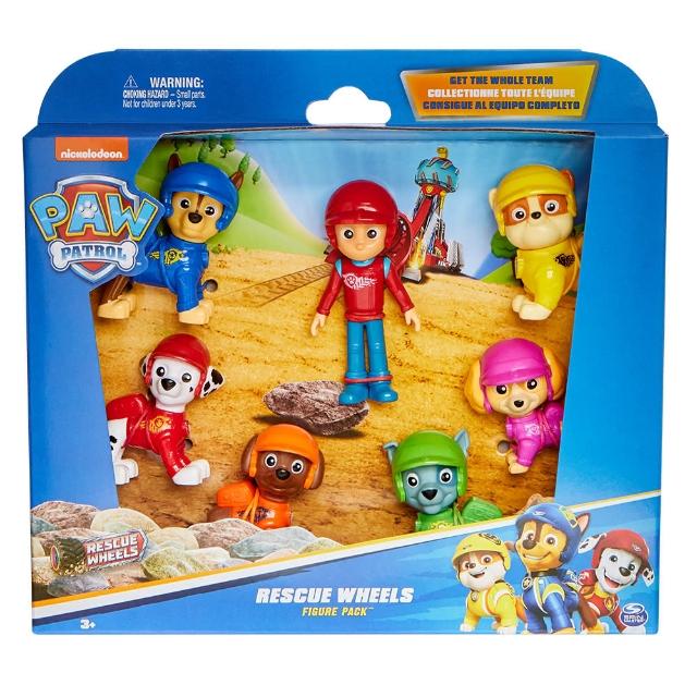 【paw patrol 汪汪隊立大功】救援角色公仔7入收藏組(汪汪隊公仔)