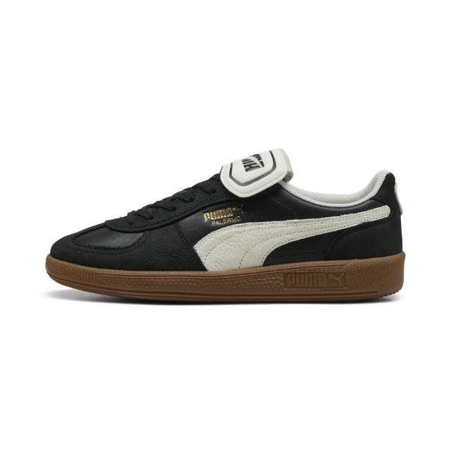 【PUMA】Palermo Premium 廣告款 復古 休閒鞋 黑 增高 女款(40174402)