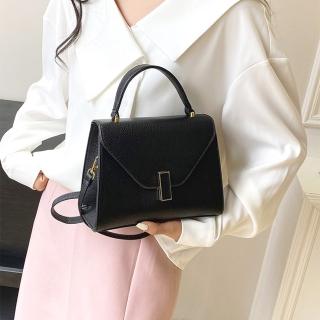 【LEESA】精品包包\荔枝紋包包\斜揹包\真皮包包\高階感\單肩斜揹包\禮物\牛皮包包\白色手提包\