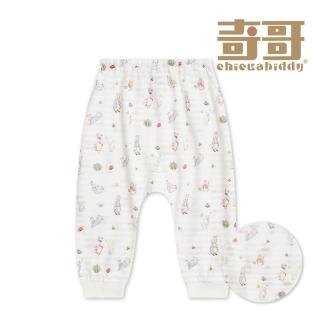【奇哥】比得兔 嬰幼童裝 跳跳兔嬰兒長褲-天絲橫紋單面布(3-36個月)