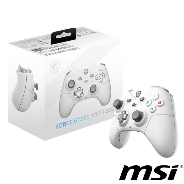 【MSI 微星】FORCE GC300 WIRELESS WHITE 遊戲手把控制器