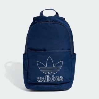 【adidas 愛迪達】小後揹包 運動包 書包 旅行小包 ADICOLOR BACKPK 藍 JI9454