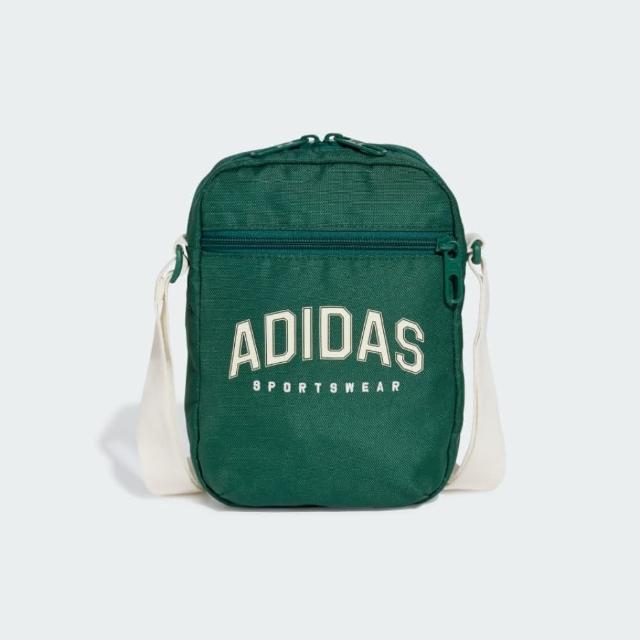 【adidas 愛迪達】側背包 斜背包 小包 運動小包 隨身小包 U VAR ORGANIZER 綠 JD1901