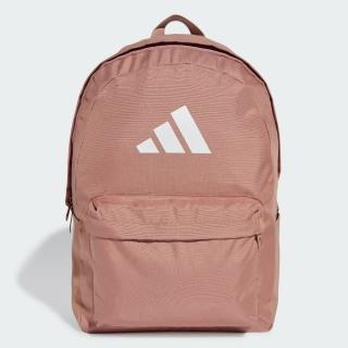 【adidas 愛迪達】小後揹包 運動包 書包 旅行小包 CLSC BARS BP 粉 IS7055