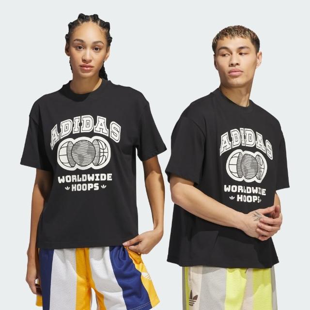 【adidas 愛迪達】短袖上衣 男 女 WWH Q2 TEE OR 黑 JP2104