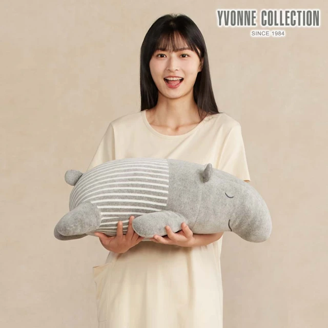 Mega 柔軟手感大頭造型兔子熊熊沙發抱枕(靠墊 靠枕 座椅