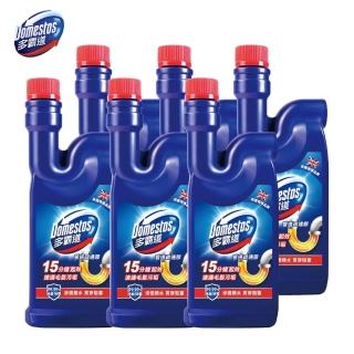 【DOMESTOS 多霸道】強效管道疏通膠 500g 6入組(專利分子除臭科技)