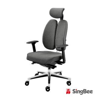 【SingBee欣美】TANGO-601雙背人體工學椅(辦公椅/電腦椅/電競椅/腰部支撐/MIT/臺灣製)