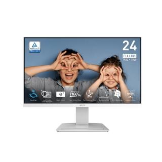 【MSI 微星】2入組★PRO MP2412W 24型 VA 100Hz 美型螢幕(TUV護眼)