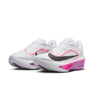 【NIKE 耐吉】慢跑鞋 女鞋 運動鞋 路跑競速鞋 W ZOOM FLY 6 白黑粉 FN8455-101