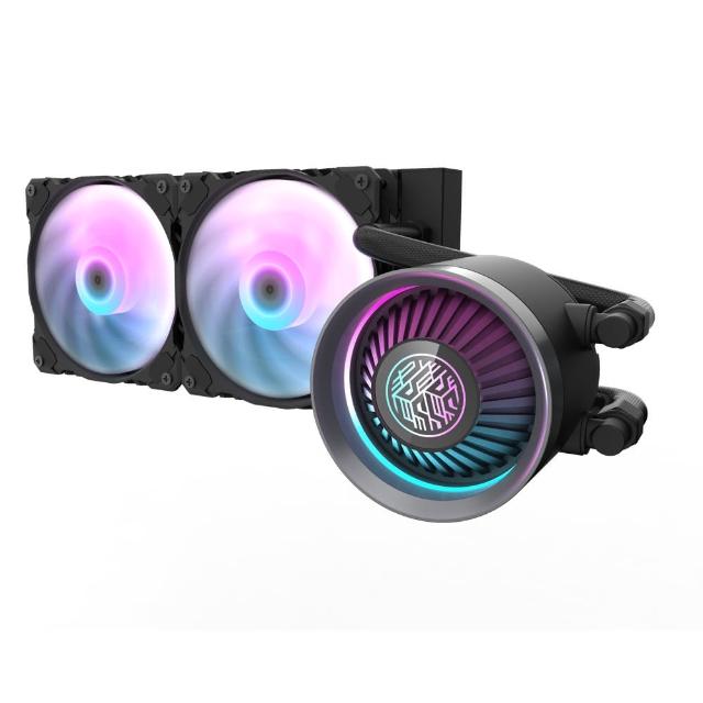 【darkFlash 大飛】大飛 Nebula DN240 ARGB 一體式 水冷 CPU 黑色 散熱器(5年保固)