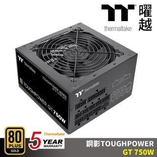 【Thermaltake 曜越】鋼影TOUGHPOWER GT 750W 金牌認證電源 全模組 五年保固 ATX 3.1(PS-TPT-0750FNFAGT-3)
