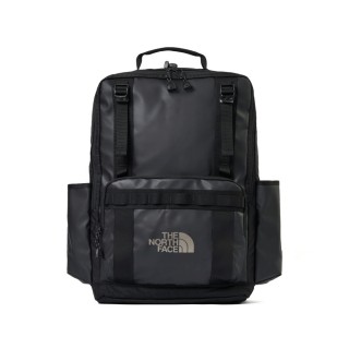 【The North Face】TNF 防潑水大容量多功能休閒後揹包 BASE CAMP DAYPACK 男 女 黑(NF0A8BK4BIA)