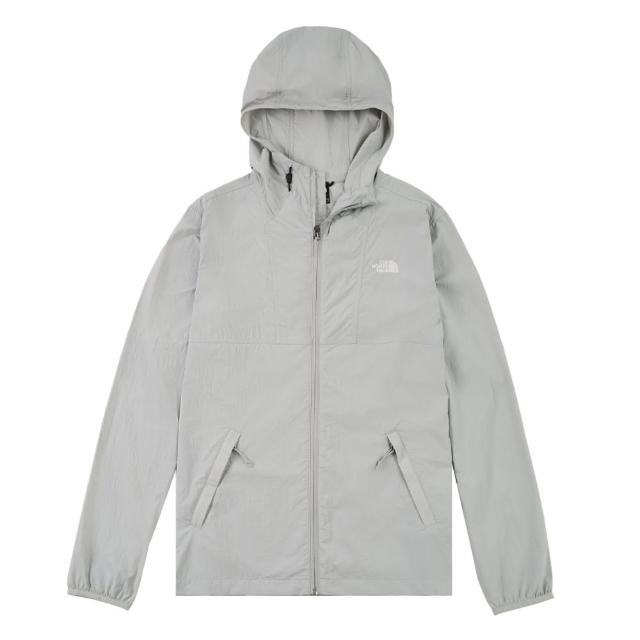 【The North Face】TNF 北臉 北面 休閒 防潑水連帽外套 M CYC HOODIE - AP 男 灰(NF0A8EZYA0M)