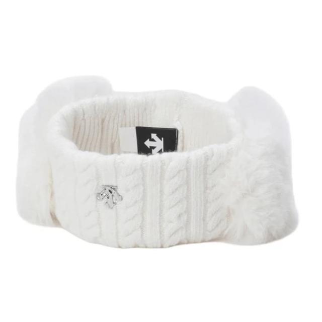 【DESCENTE】WOMENS EARMUFF 女士 保暖耳罩(黑色/白色)