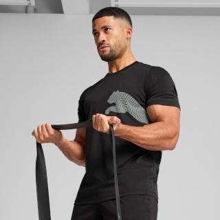 【PUMA】短袖上衣 男 運動 吸排 訓練 TAD 歐規 黑 52672101