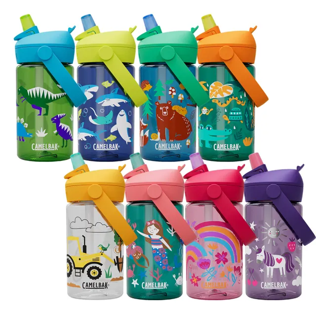 【CAMELBAK】400ml Flip Straw 兒童吸管運動水瓶RENEW(全新改款/兒童水壺)