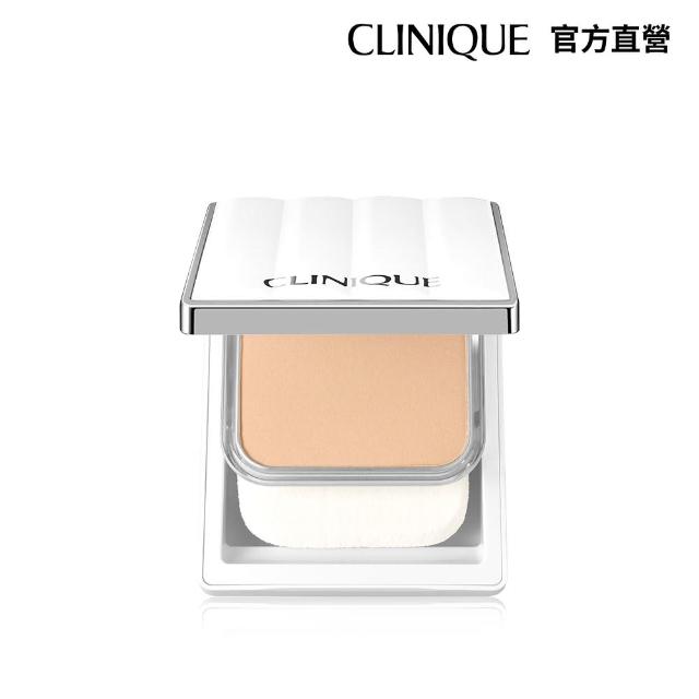 即期品【CLINIQUE 倩碧】勻淨光透水波光粉餅SPF27/PA++++ 粉蕊(不含粉盒)