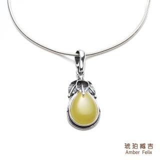 【Amber Felix】琥珀臧吉果實蜜蠟墜鍊(國際琥珀協會認證)