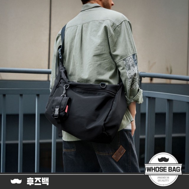 【WHOSE BAG】大容量防潑水休閒工裝側背包 斜背包 NO.WBOM049(男側背包 男斜背包 女側背包 女斜背包)