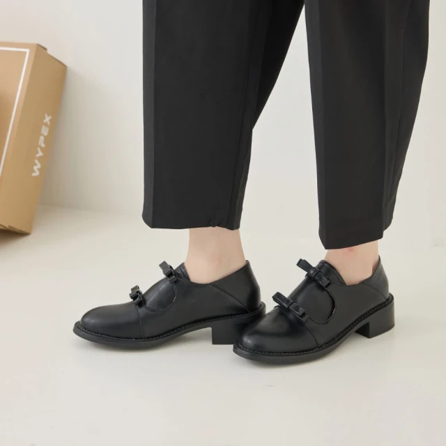 ORIN 經典馬銜釦真皮方頭樂福鞋(黑色)優惠推薦