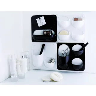 【O-Life】磁吸式壁掛牆面收納盒(台灣製 居家收納 辦公室收納 磁吸收納 壁掛收納 多款模組 創意 禮物)