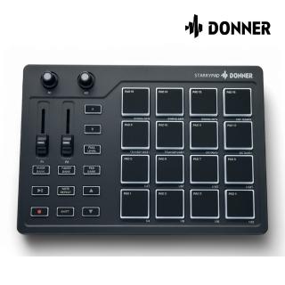 【Donner】DPD-16 STARRYPAD MIDI 節奏鼓機／極簡不凡(EC3305 節奏機 合成器 編曲機 混音器 效果器 DPD16)