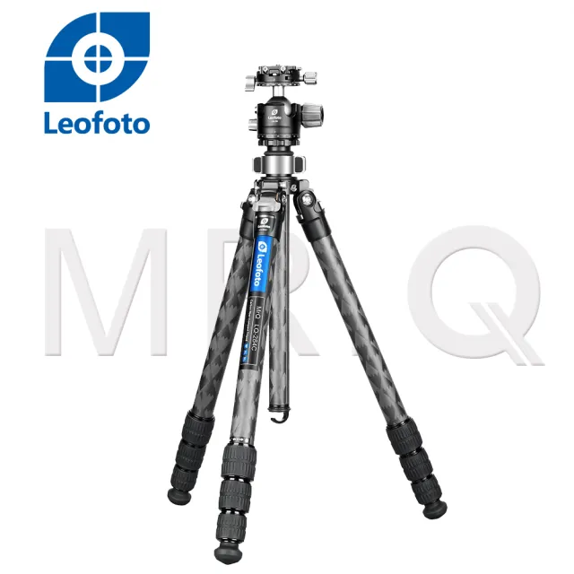 【Leofoto 徠圖】LQ284C+LH36R雪山紋多功能碳纖維三腳架(含中軸全景雲台)(彩宣總代理)