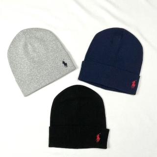 【RALPH LAUREN】三色 針織毛帽 刺繡logo 現貨 polo 針織帽 配件 純棉 平輸品(男款 毛帽 針織毛帽9719)