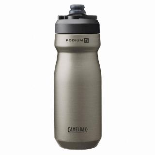 【CAMELBAK】530ml Podium Titanium 競速輕量真空保冰單車水瓶 鈦(保溫瓶/水瓶/保溫水壺)