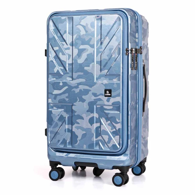 SNOW.bagshop 20吋行李箱雙開胖胖箱(防爆拉鍊外