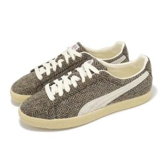 【PUMA】休閒鞋 Clyde Harris Tweed 男鞋 女鞋 棕 米白 羊毛 復古 哈里斯花毛尼 板鞋 398512-01