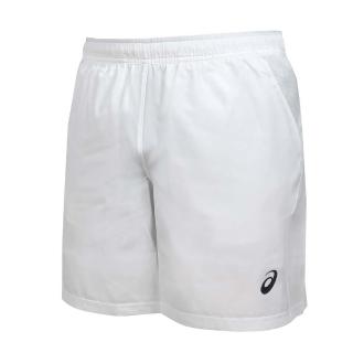 【asics 亞瑟士】男7吋平織短褲-吸濕排汗 五分褲 運動 休閒 訓練(2041A344-100)