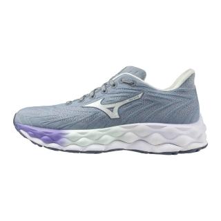 【MIZUNO 美津濃】慢跑鞋 女鞋 運動鞋 緩震 寬楦 SKY 灰紫 J1GD240271