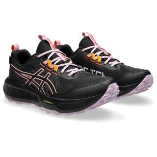 【asics 亞瑟士】慢跑鞋 女鞋 運動鞋 緩震 越野鞋 GEL-SONOMA 8 GTX GOTEX 黑粉 1012B770-001